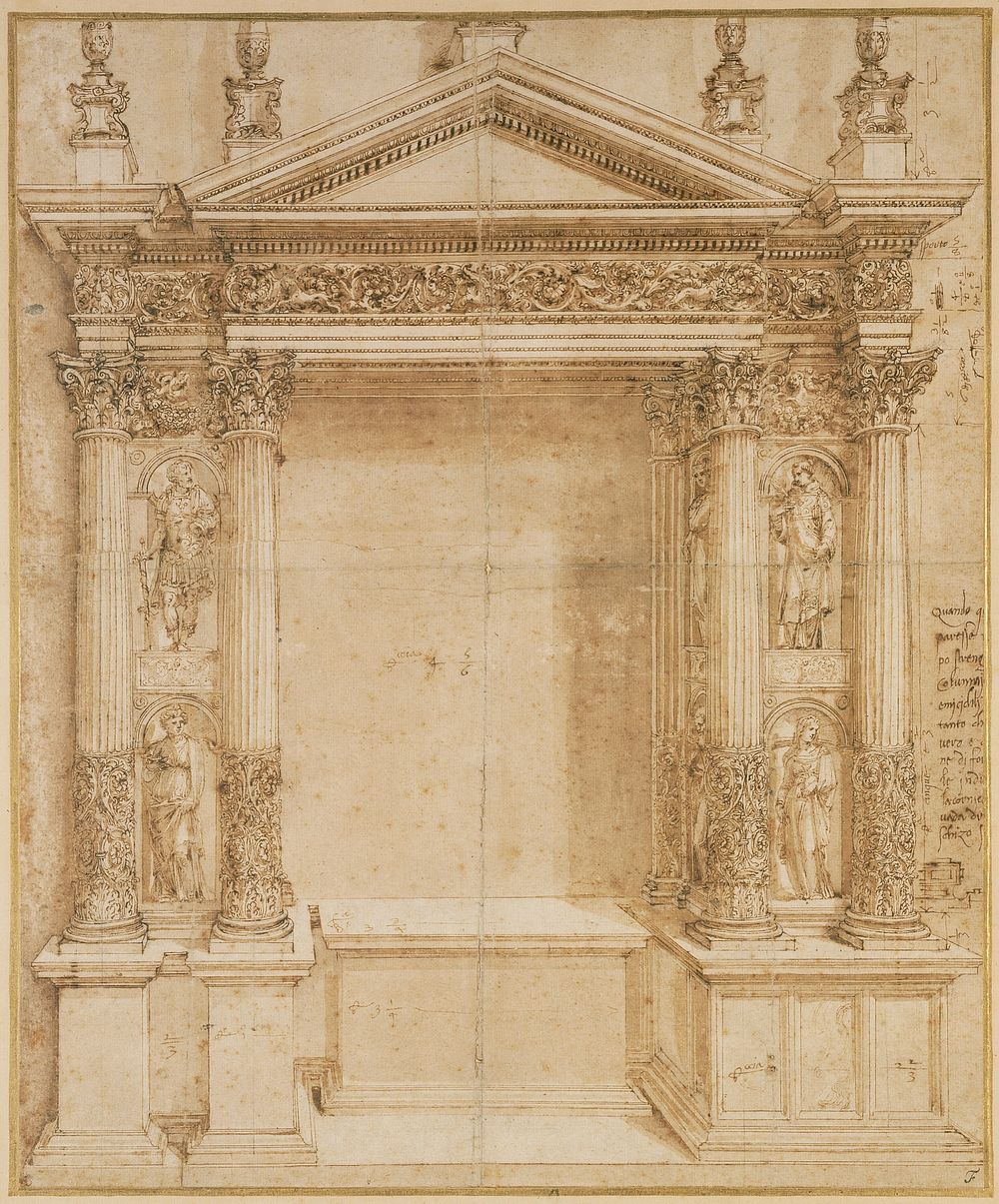 Design for an Altar by Baldassare Peruzzi