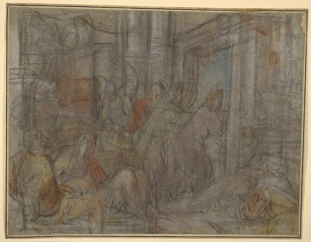 Christ Driving the Money Changers from the Temple by Jacopo Bassano