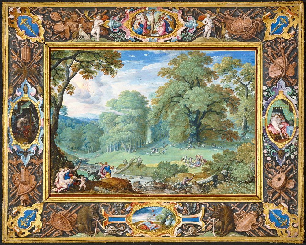 Landscape with the Story of Venus and Adonis by Hans Bol
