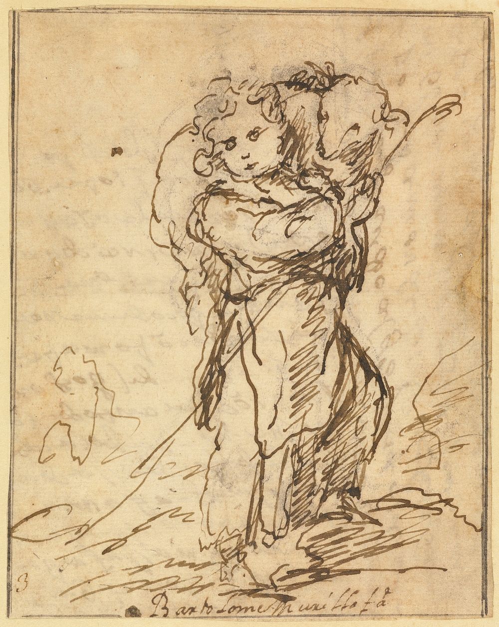 The Christ Child as the Good Shepherd by Bartolomé Esteban Murillo