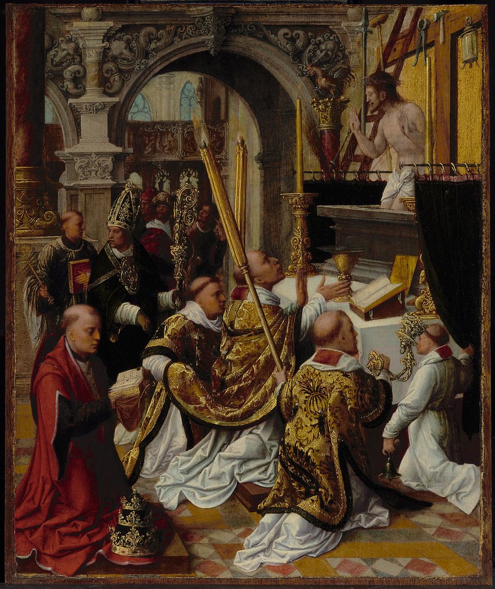 The Mass of Saint Gregory the Great by Adriaen Ysenbrandt