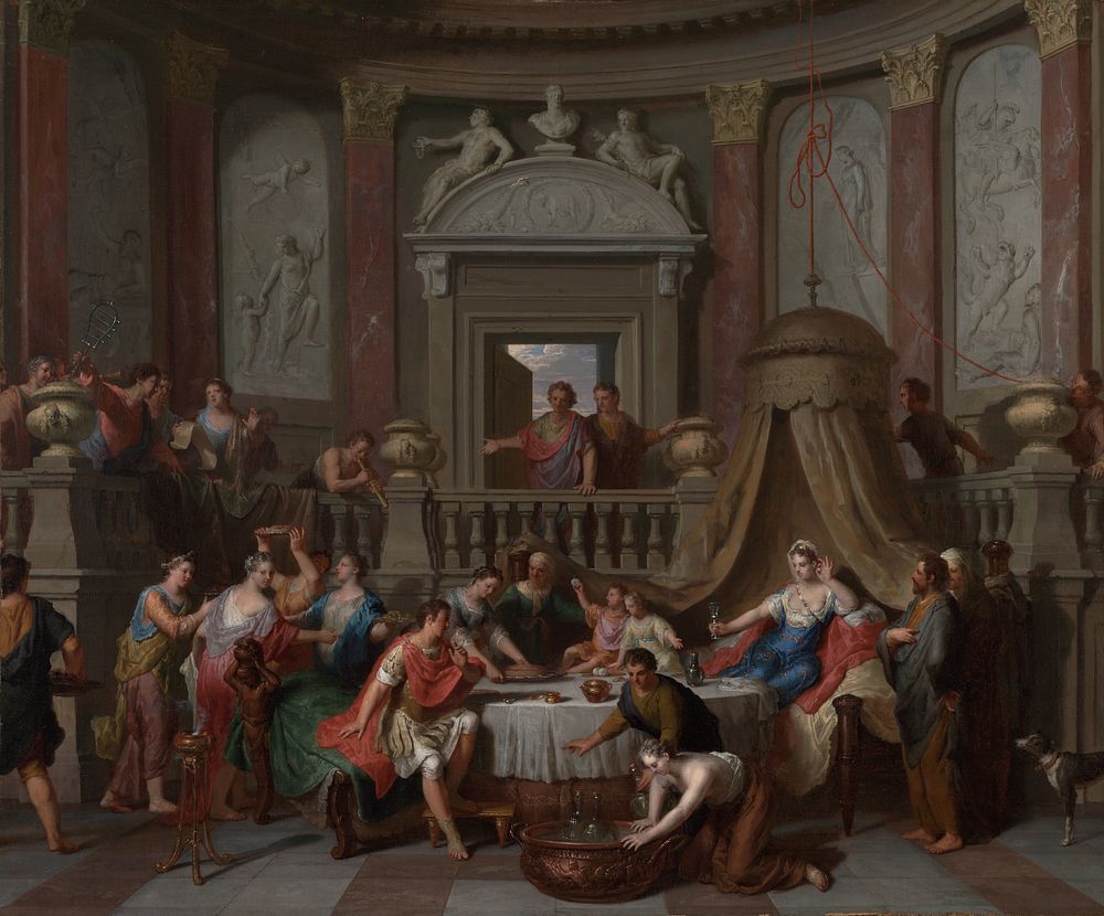 The Banquet of Cleopatra by Gerard Hoet