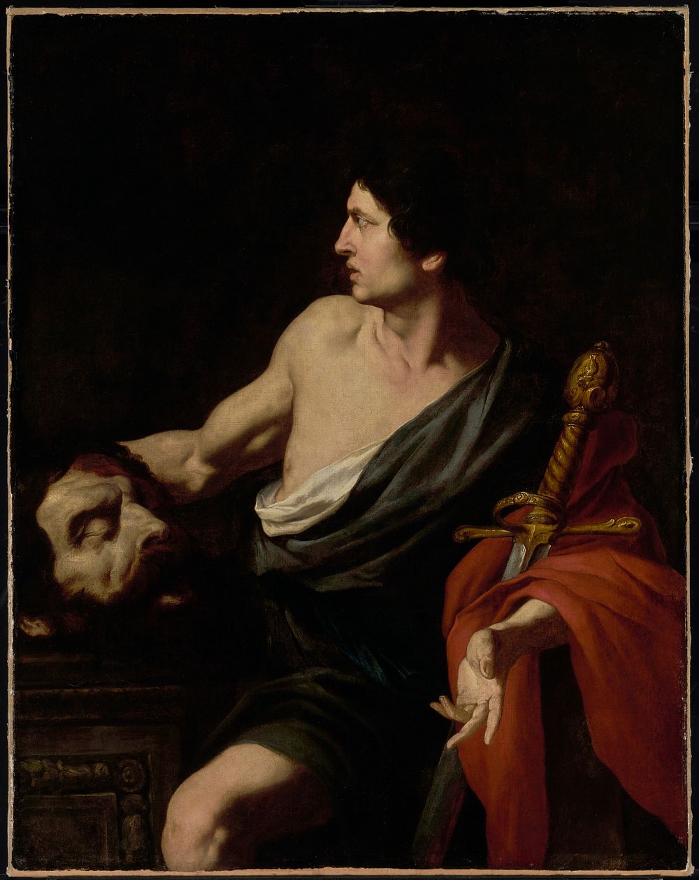 David with the Head of Goliath by Pietro Novelli