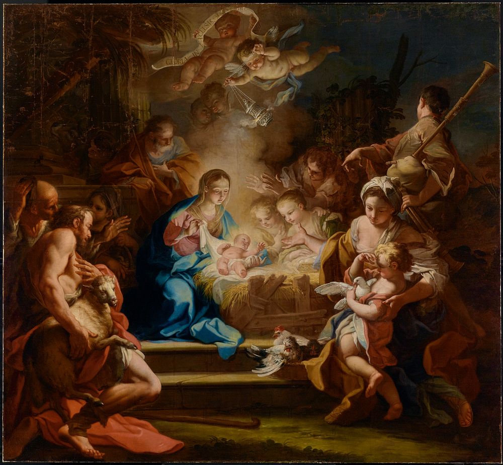 The Adoration of the Shepherds by Sebastiano Conca