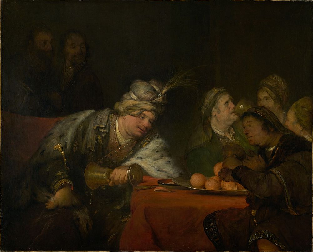 The Banquet of Ahasuerus by Aert de Gelder