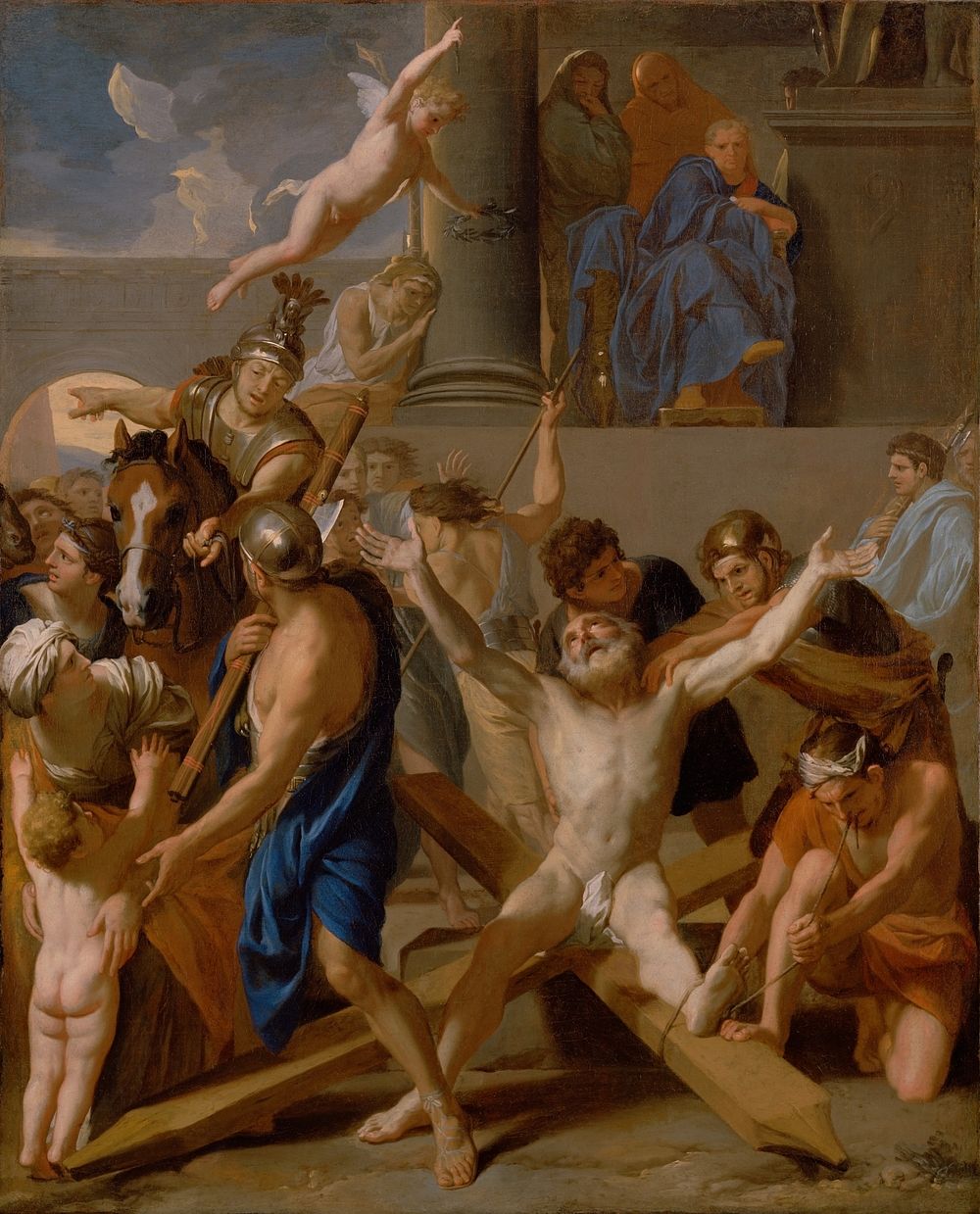 The Martyrdom of Saint Andrew by Charles Le Brun