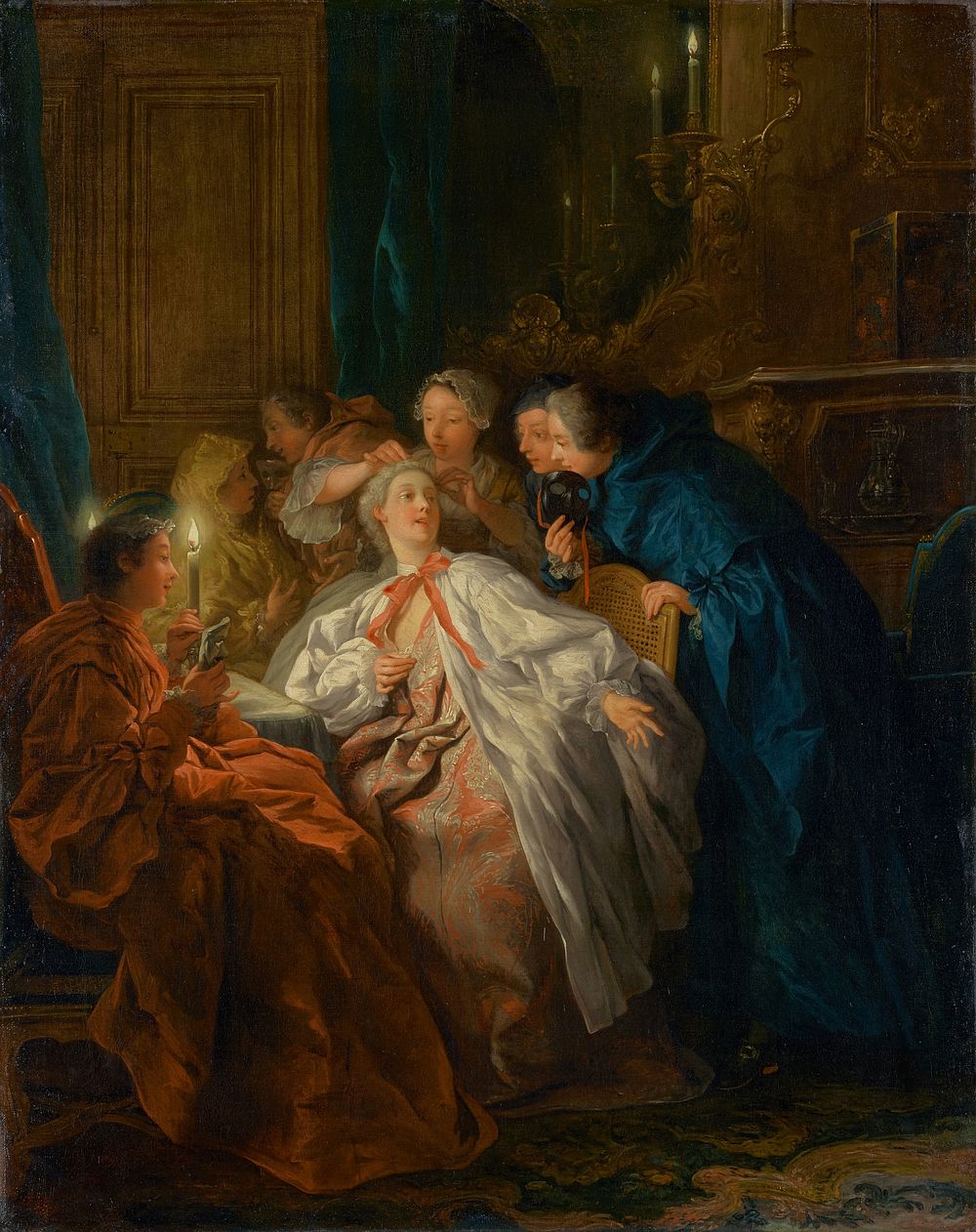 Before the Ball by Jean François de Troy