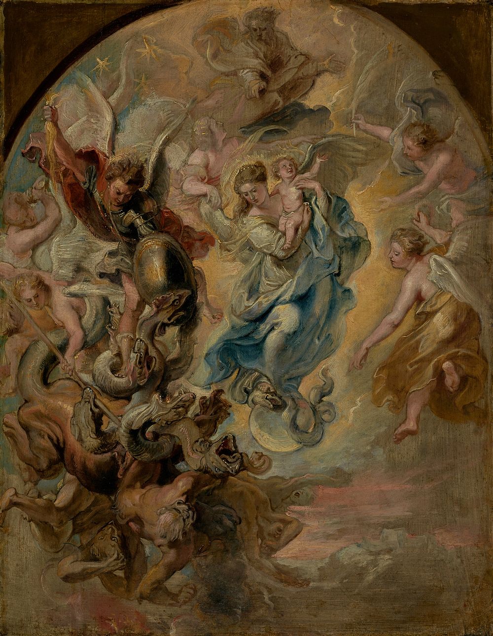 The Virgin as the Woman of the Apocalypse by Peter Paul Rubens