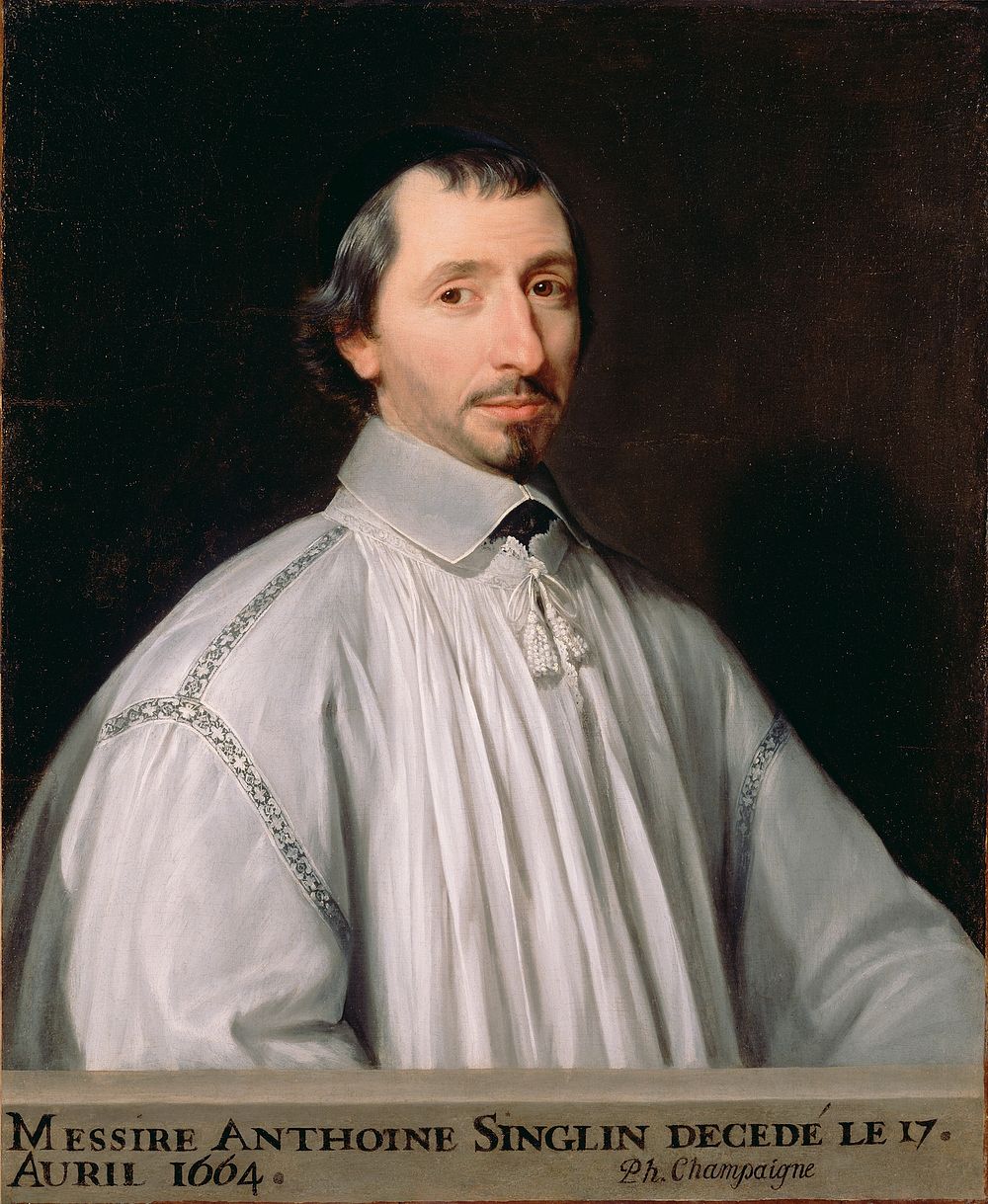 Antoine Singlin by Philippe de Champaigne
