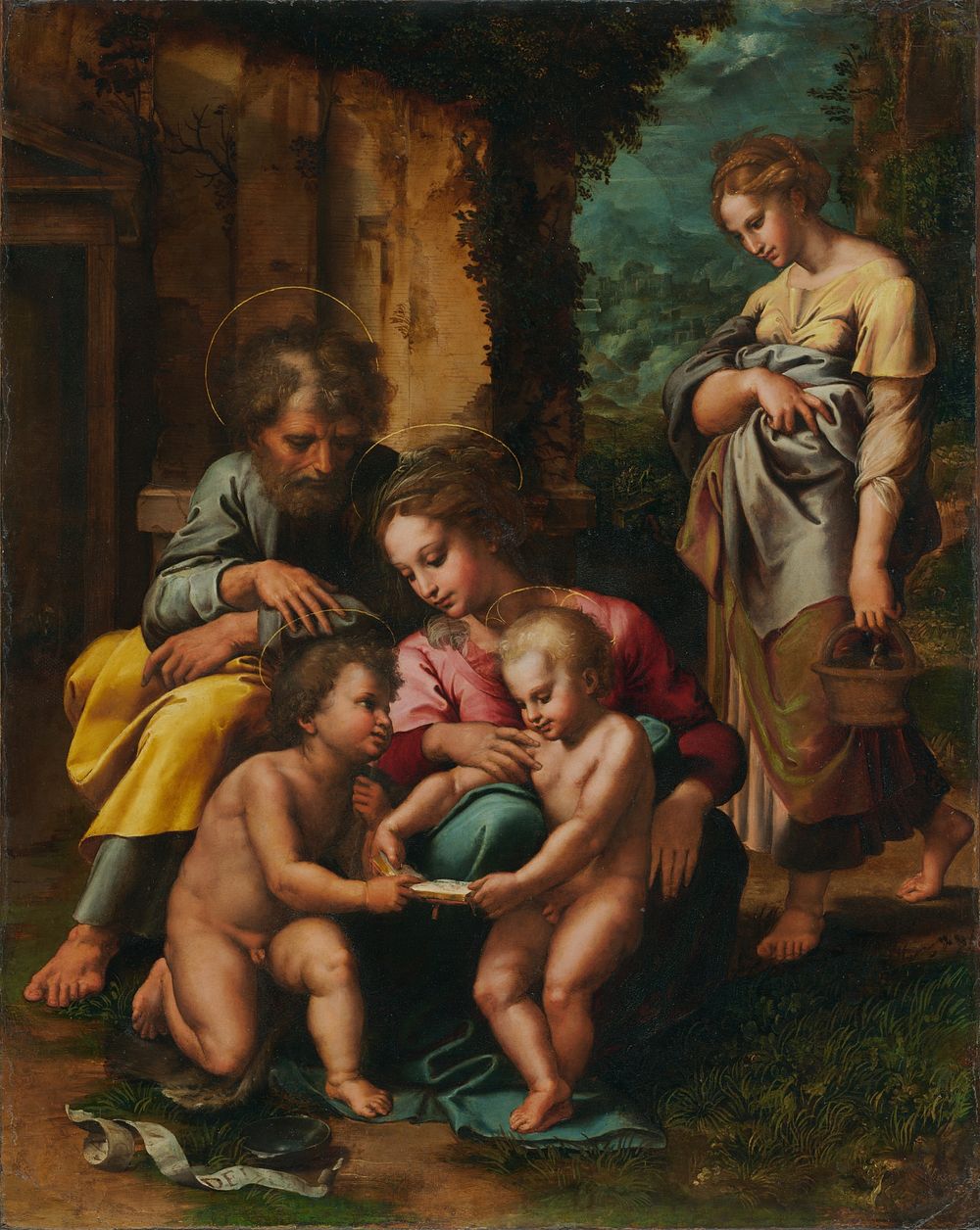 The Holy Family by Giulio Romano Giulio Pippi