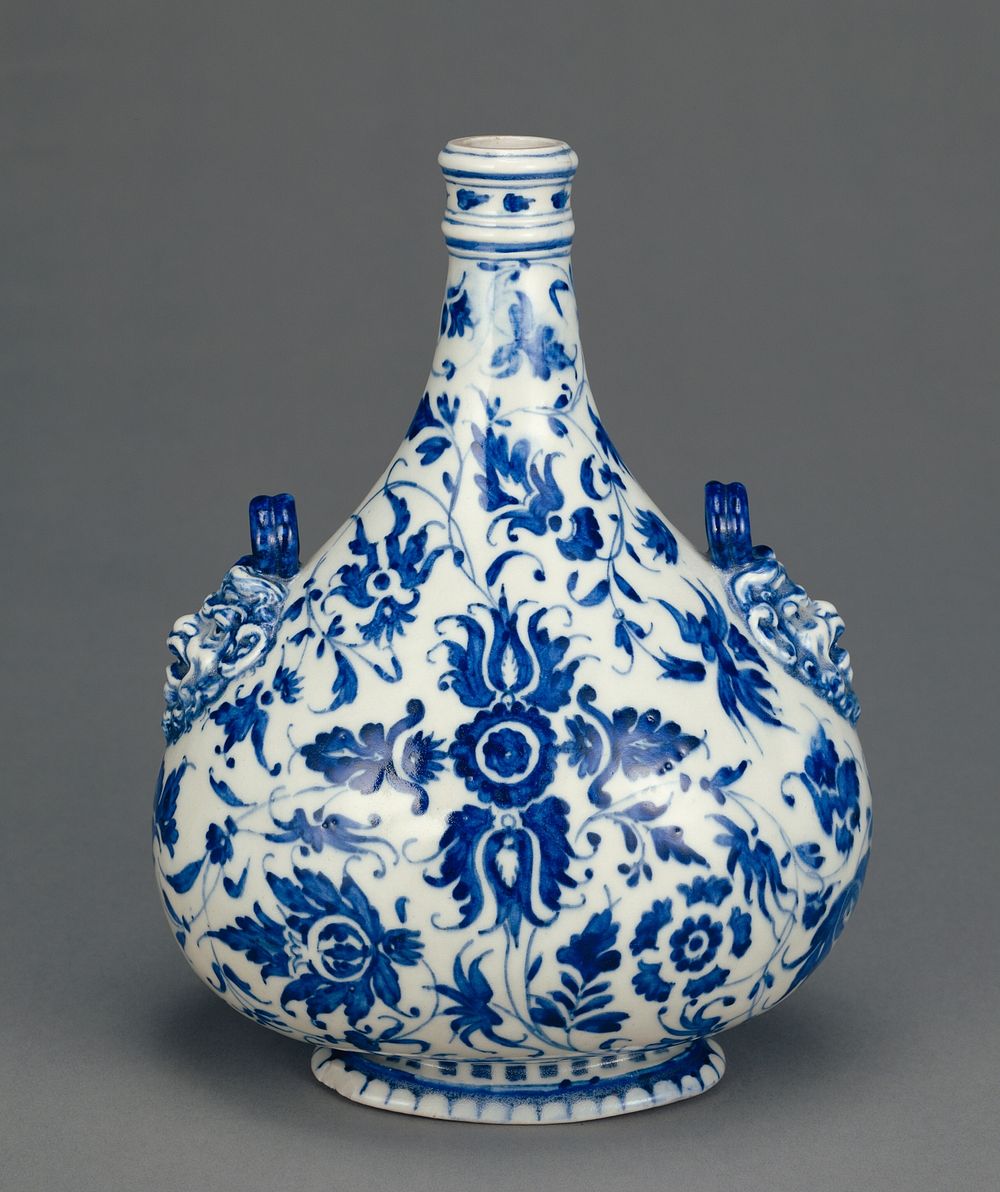 Pilgrim Flask by Medici Porcelain Factory
