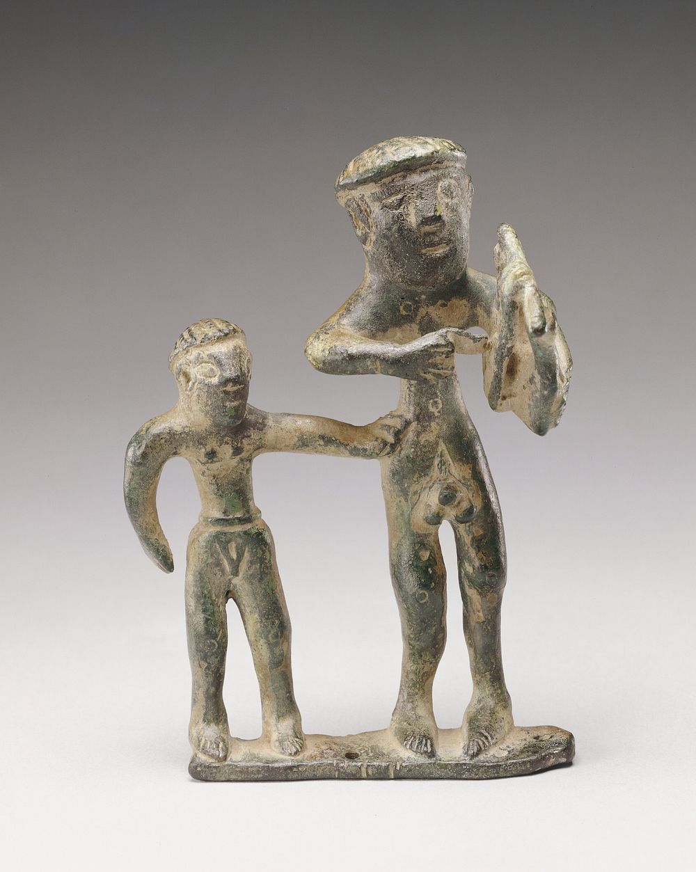 Statuette of a Lyre Player with a Companion