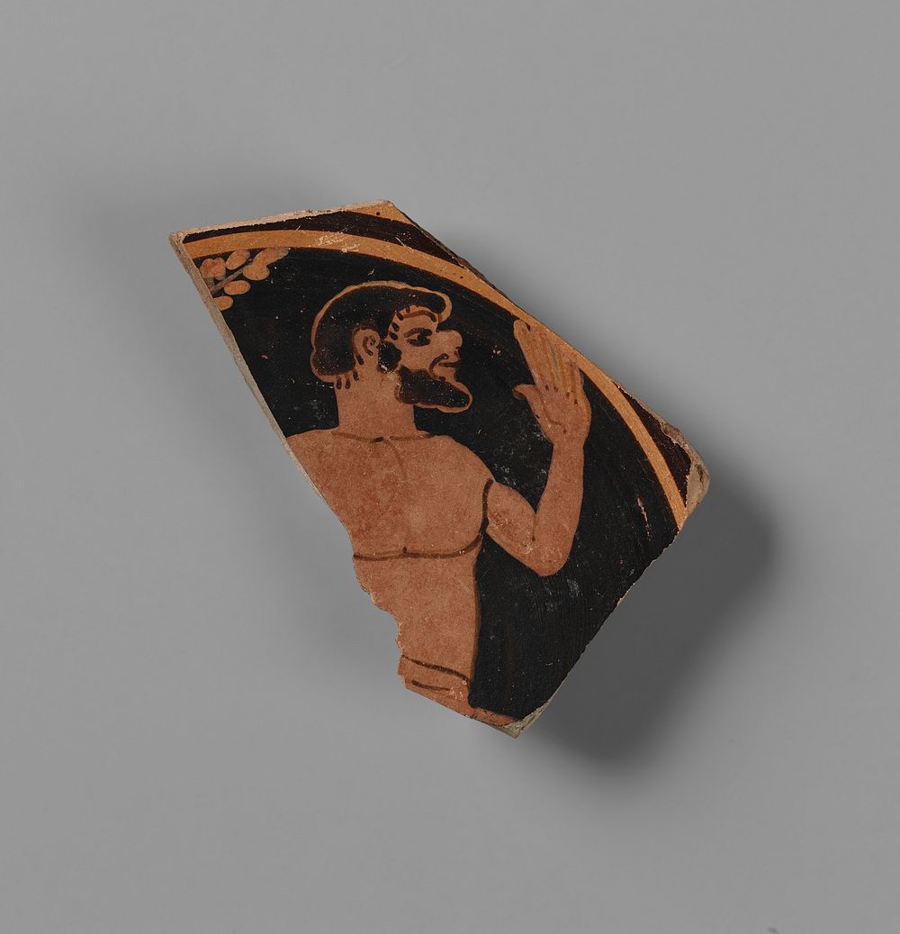 Red-figure Kylix Fragment by Vagnonville Group