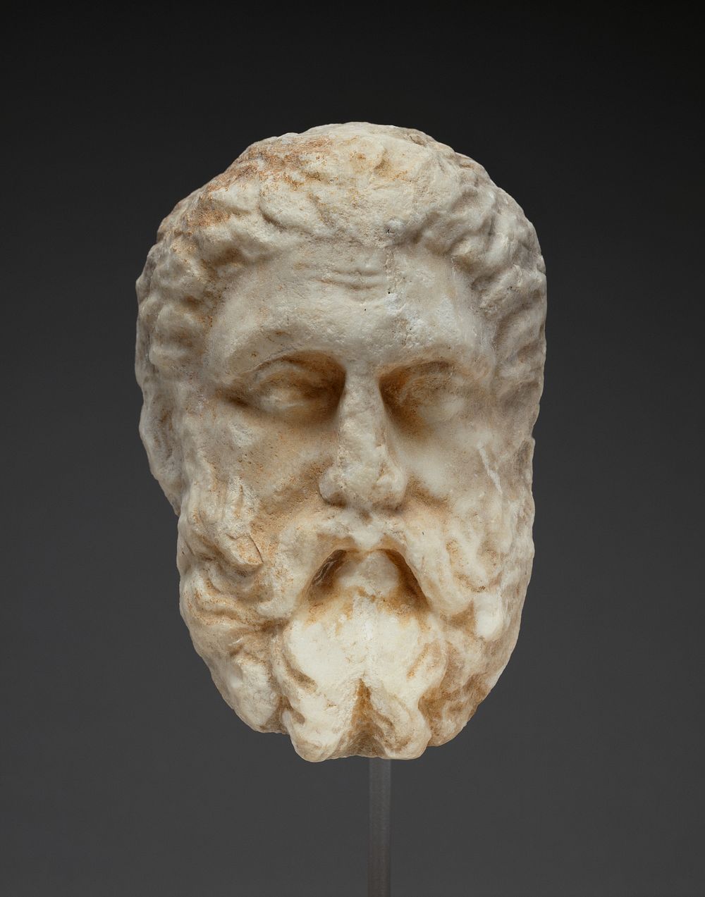 Head of a Bearded Man from a Funerary Monument