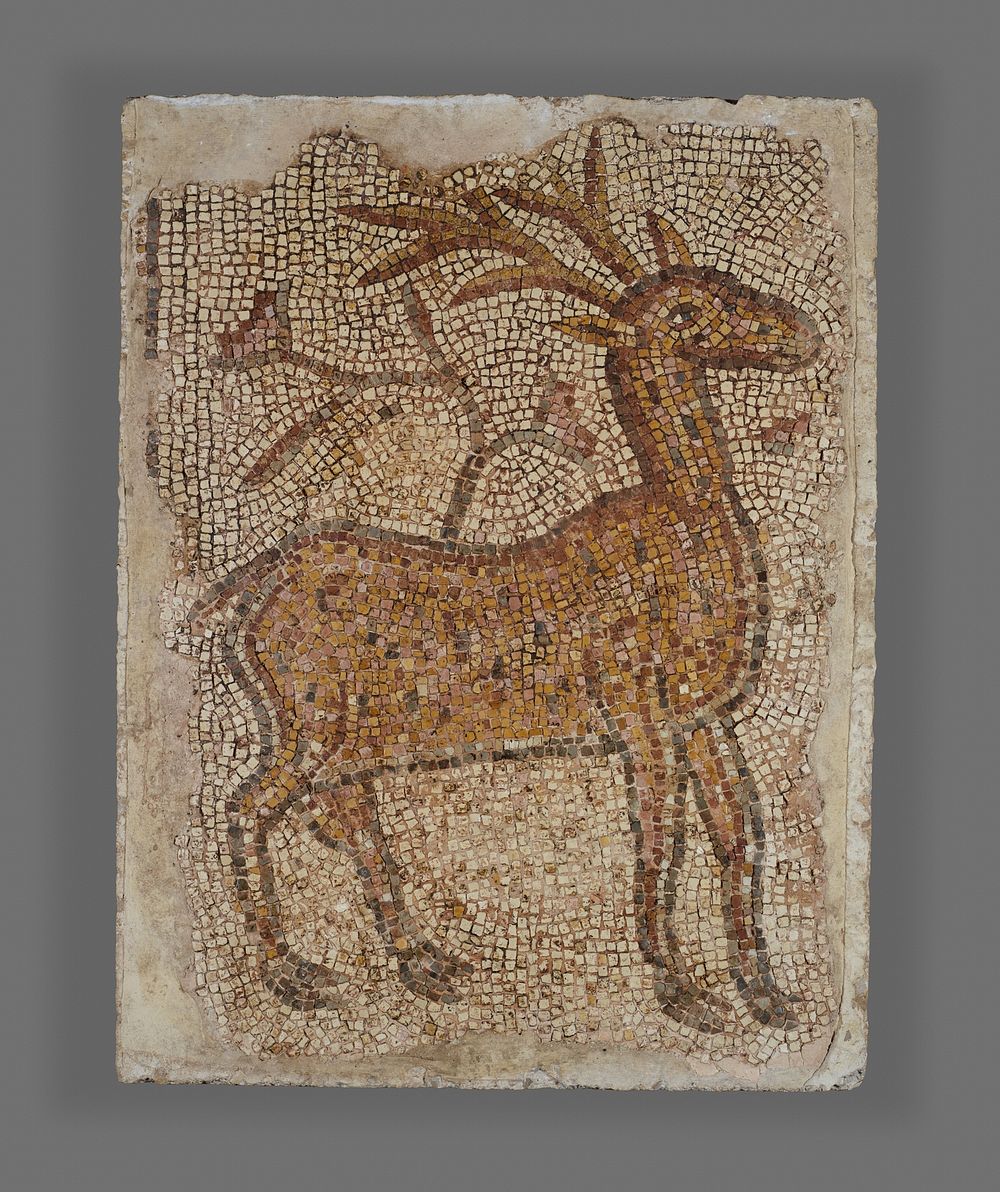 Mosaic Fragment with Stag