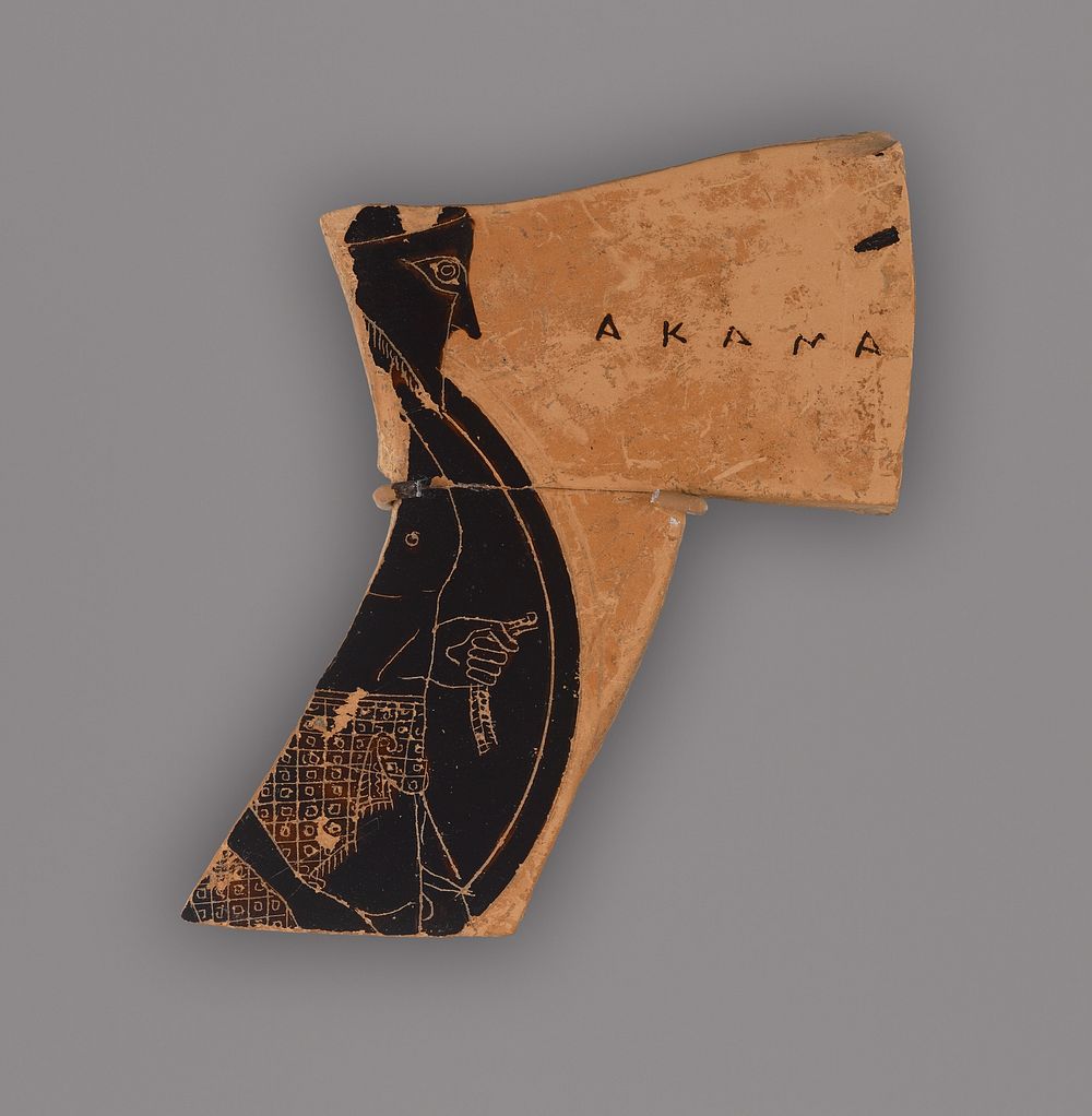 Attic Black-Figure Amphora Fragment by Exekias