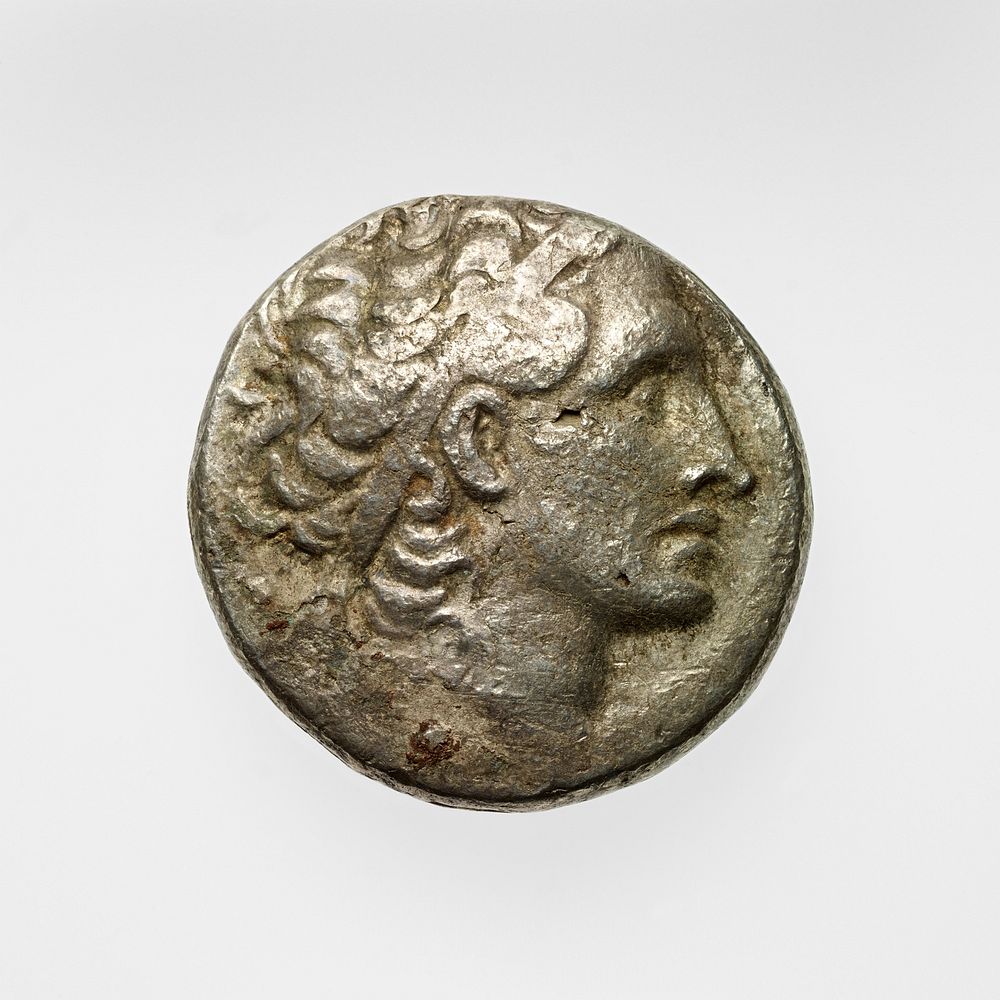 Tetradrachm with Ptolemy XIII (?)