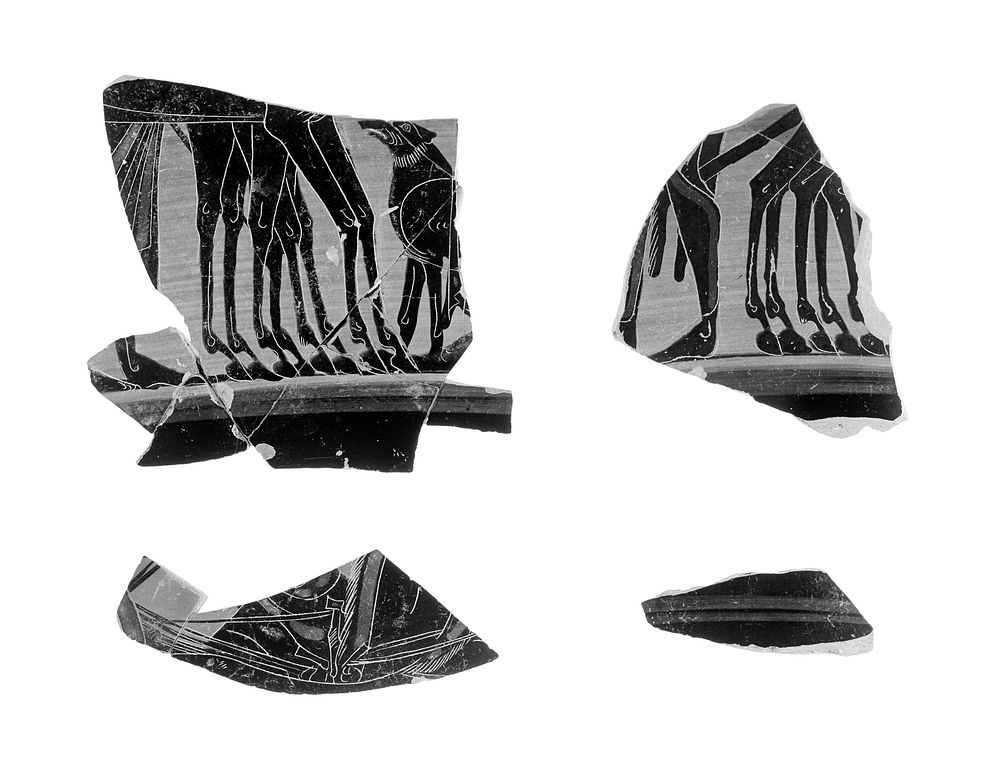 Attic Black-Figure Vase Fragments (41)