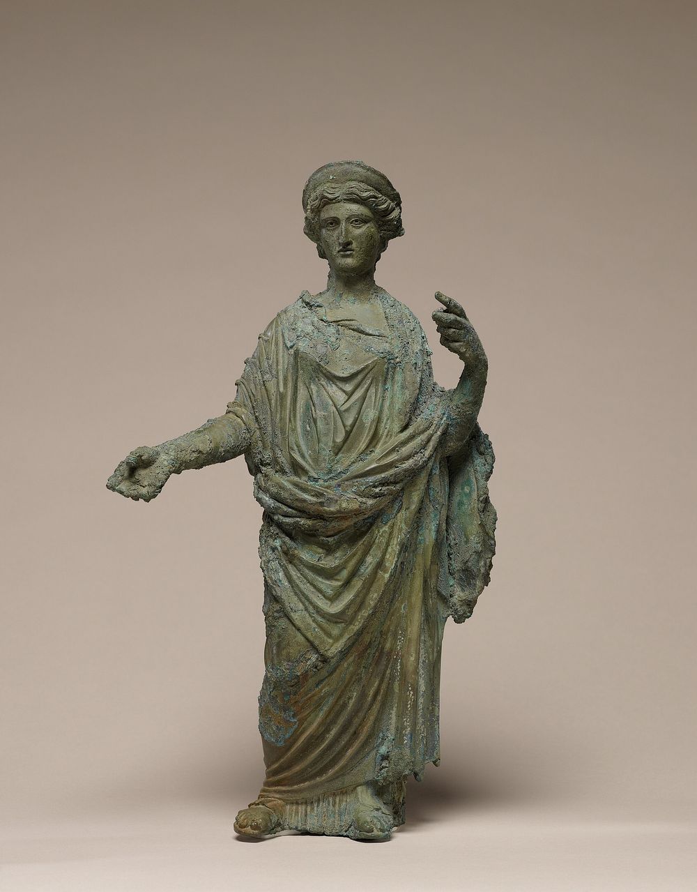 Statuette of a Goddess, probably Ceres or Juno
