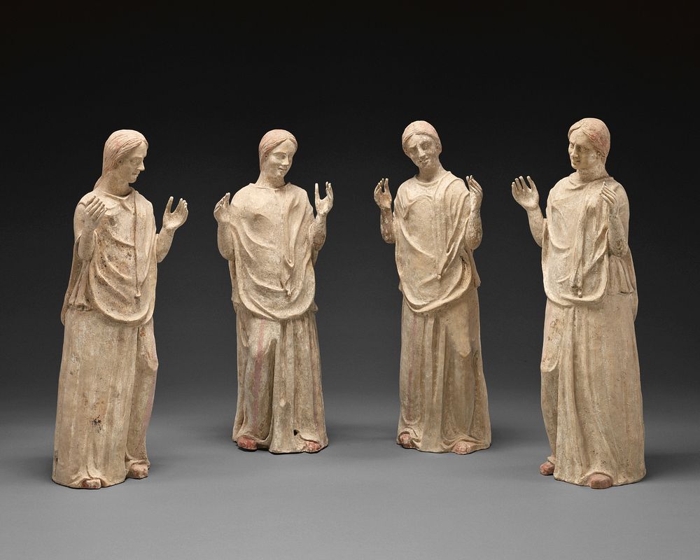 Group of Statues of Mourning Women (4)