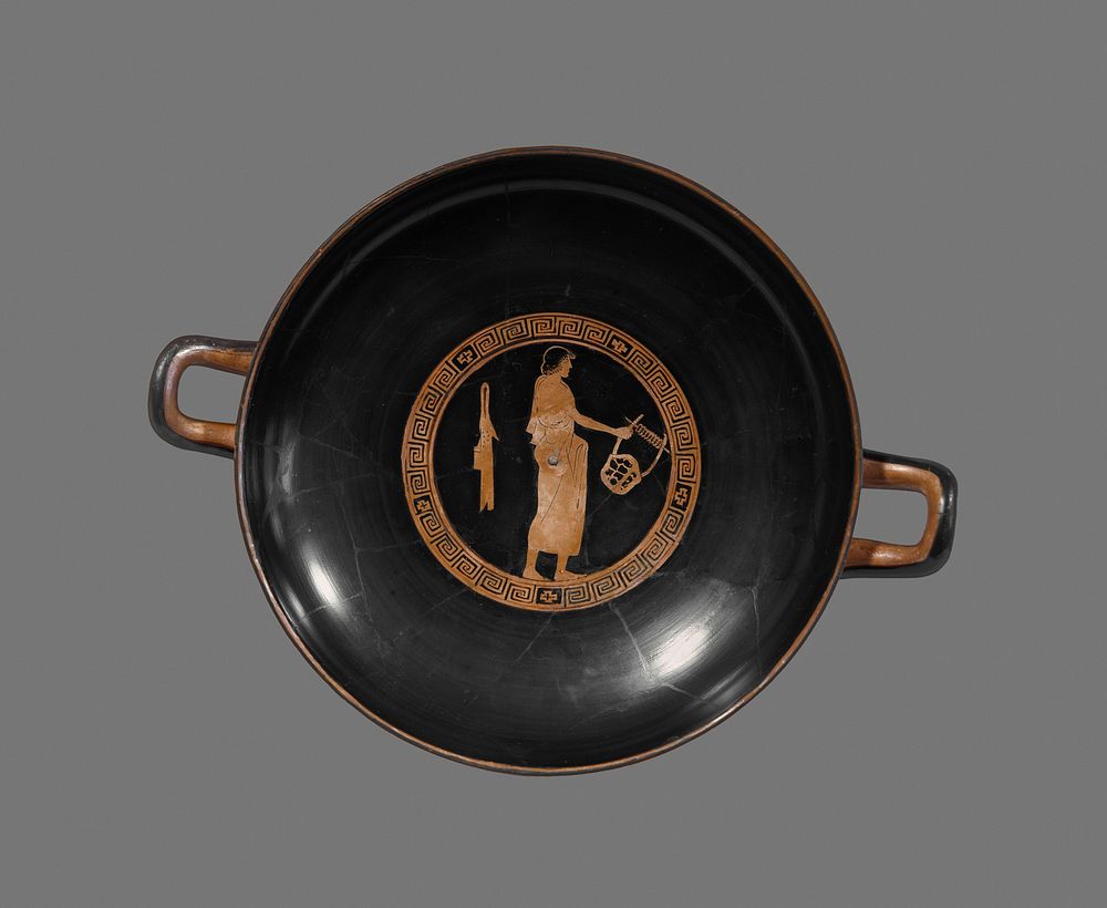 Attic Red-Figure Kylix Type B by Euaichme Painter