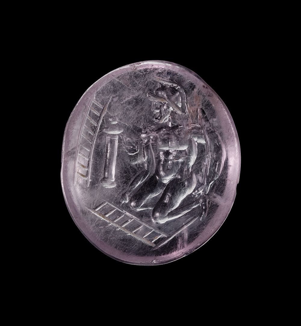 Engraved Gem with Capaneus