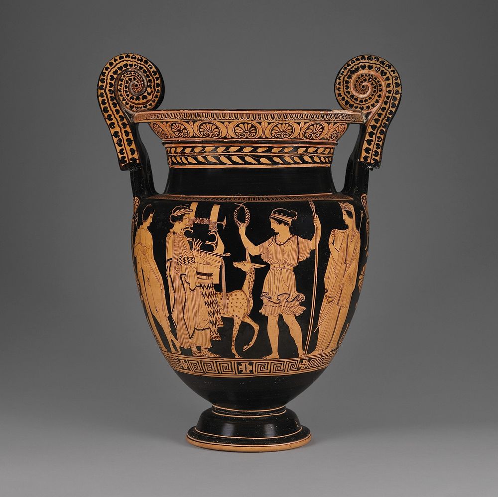 Lucanian Red-Figure Volute Krater by Palermo Painter