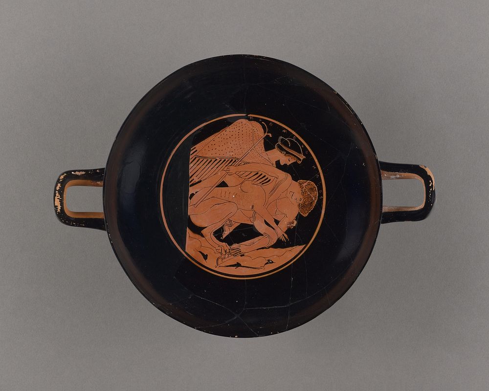 Red-Figure Kylix by Apollodoros