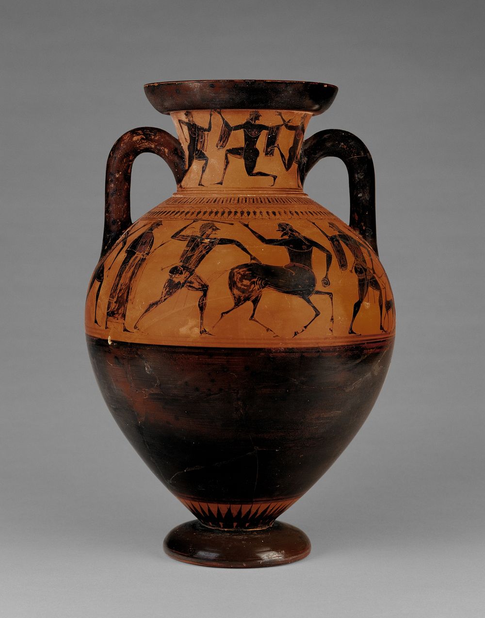 Attic Black-Figure Neck Amphora by Affecter