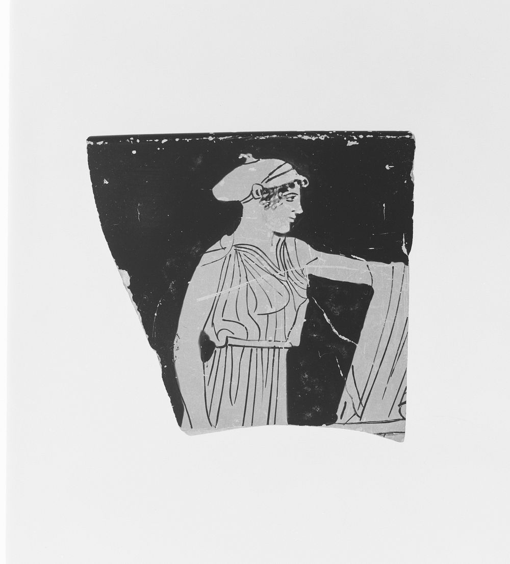 Attic Red-Figure Skyphos Fragment by Penthesilea Painter