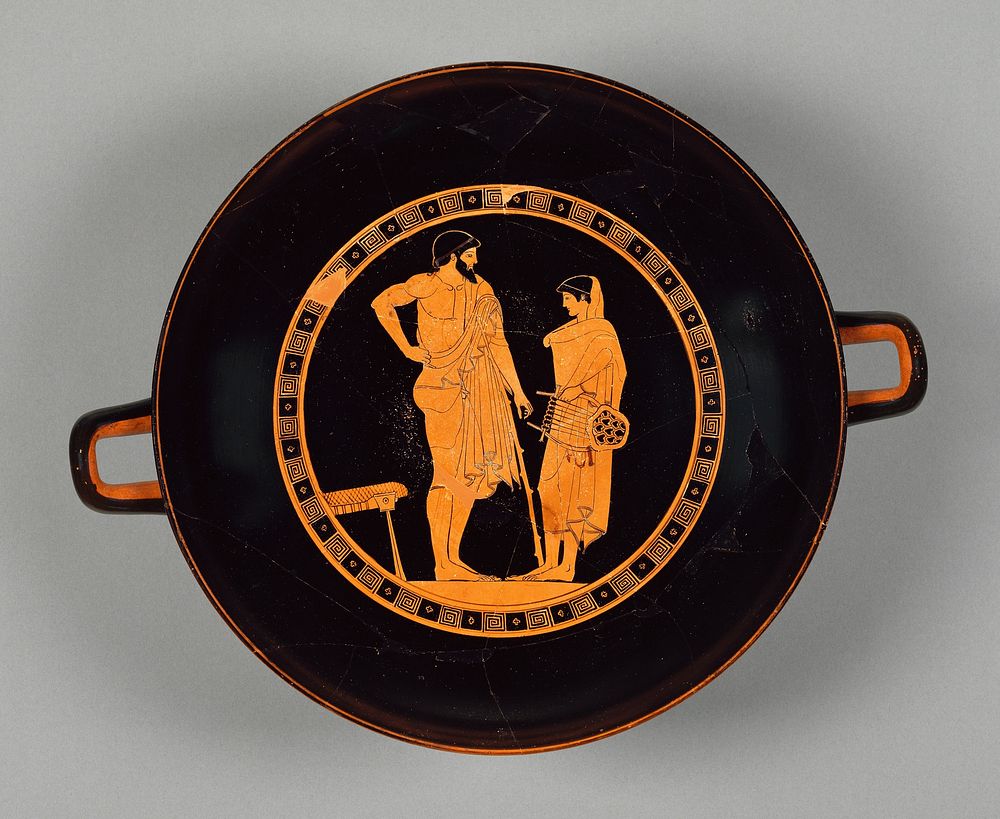 Attic Red-Figure Cup by Douris and Python