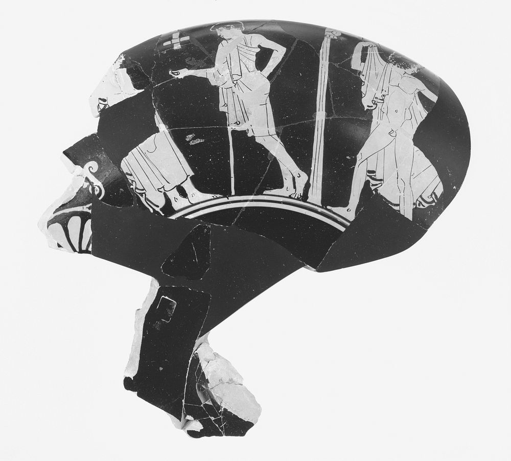 Attic Red-Figure Cup Fragments (5) by Penthesilea Painter