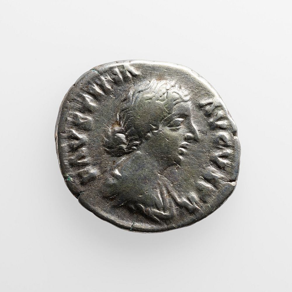 Denarius with Faustina the Younger