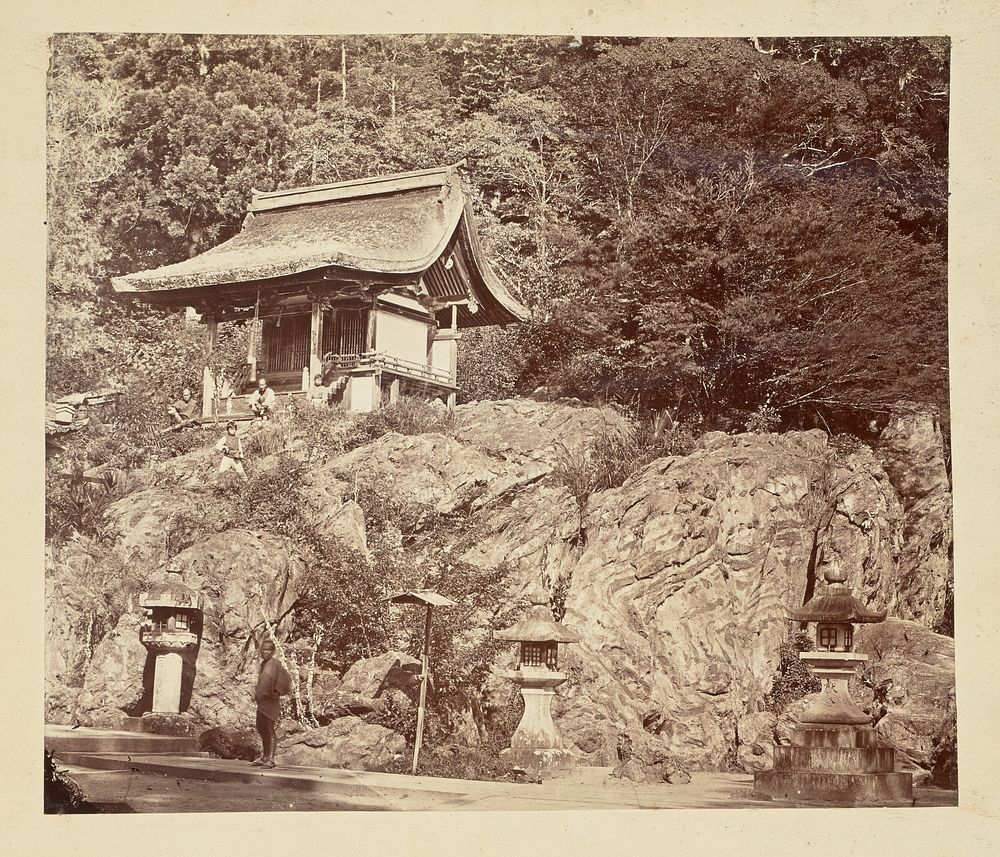 Shrine at an unidentified Japanese temple