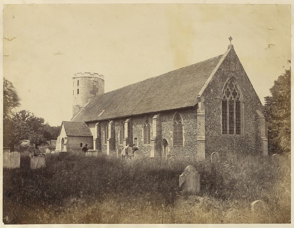 Risby Church by Frances Elizabeth Jocelyn viscountess Jocelyn