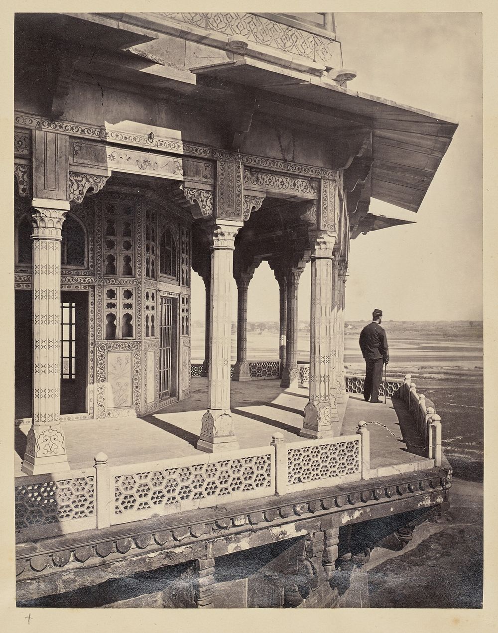 Musamman Burj at Agra Fort by Francis Frith and Co