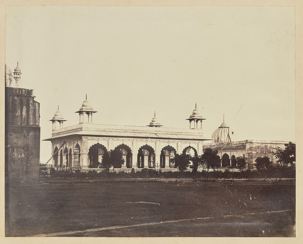 The Diwan-i-Khas at the Red Fort of Delhi