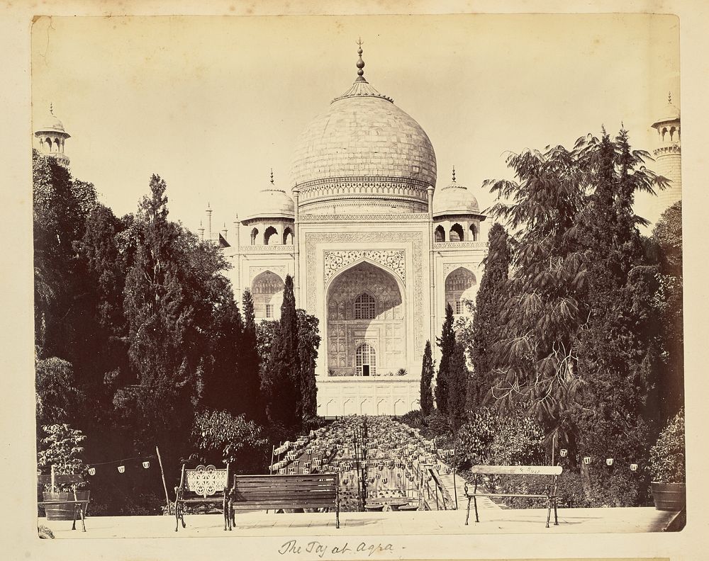 The Taj at Agra by Thomas A Rust