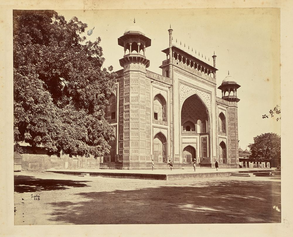 The Great Gate at the Taj Mahal by John Edward Saché