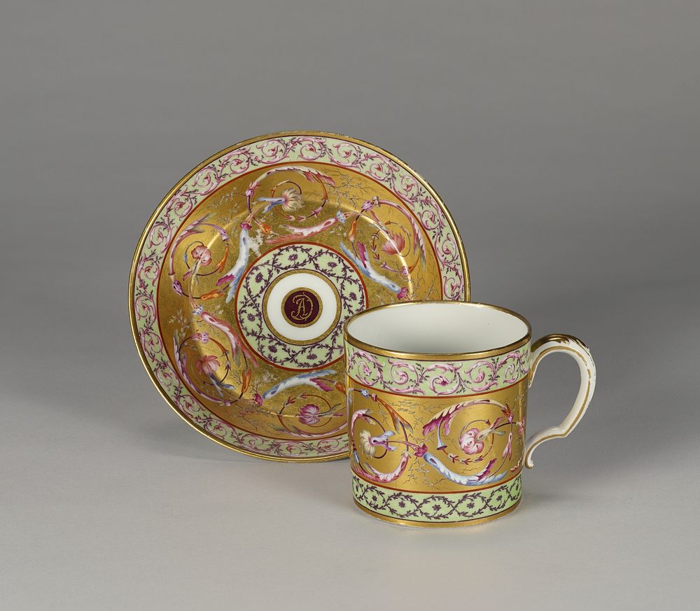 Cup and Saucer (gobelet litron), 1st size (?) by Sèvres Manufactory and Jean Nicholas Le Bel