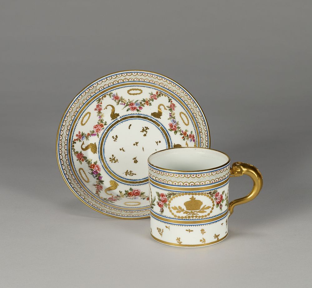 Cup and Saucer (gobelet litron), 2nd size by Sèvres Manufactory