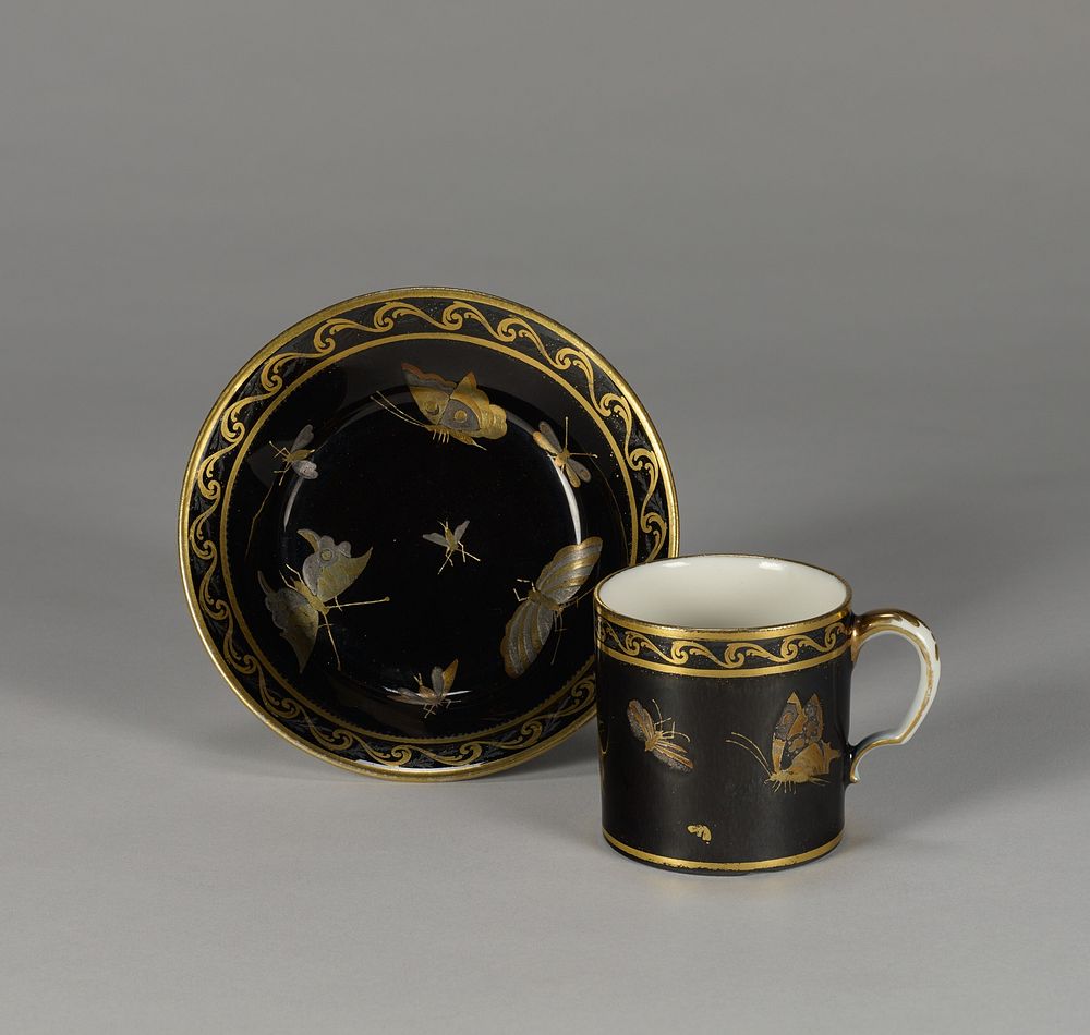 Cup and Saucer (gobelet litron), 3rd size by Sèvres Manufactory