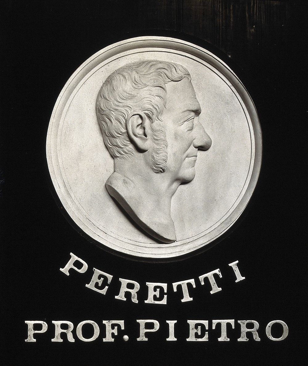Pietro Peretti. Photograph after a relief.