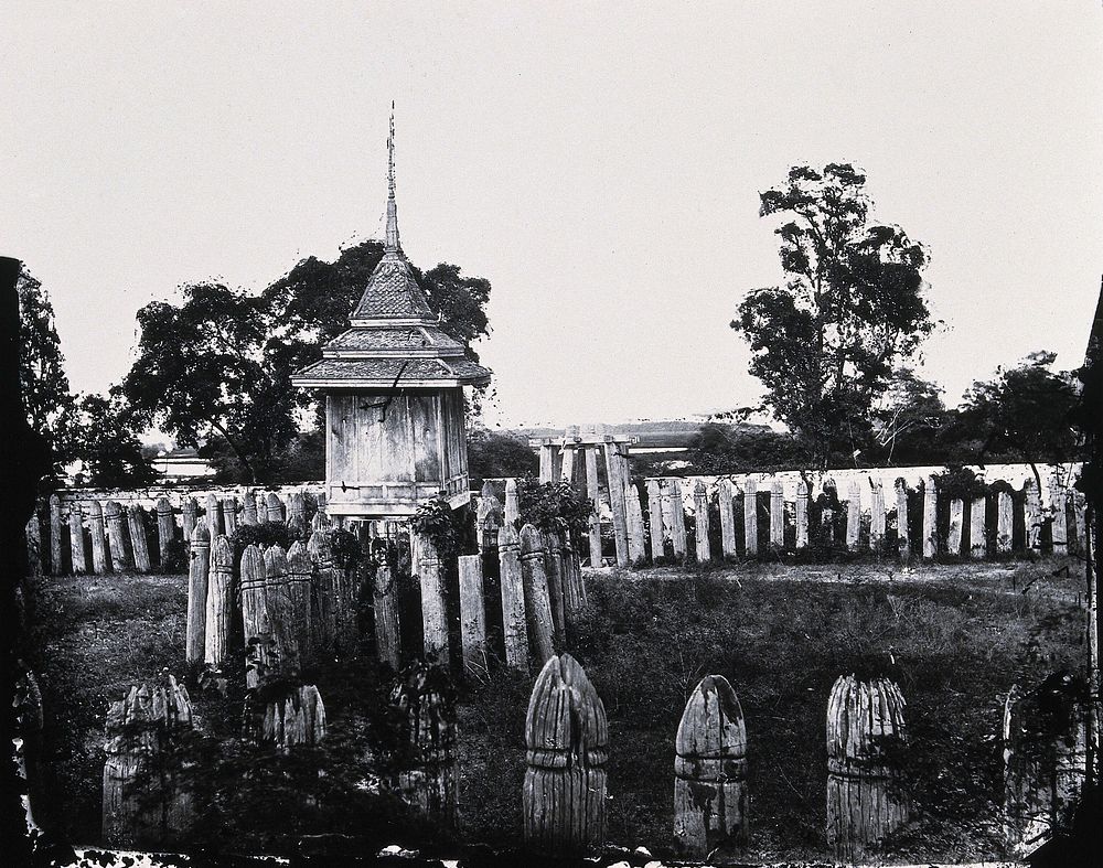 Ayuthia, Siam [Thailand]. Photograph, 1981, from a negative by John Thomson, 1865.