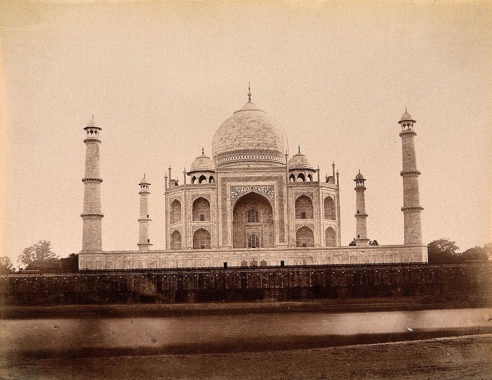 The Taj Mahal, Agra, India. Photograph, ca. 1900.