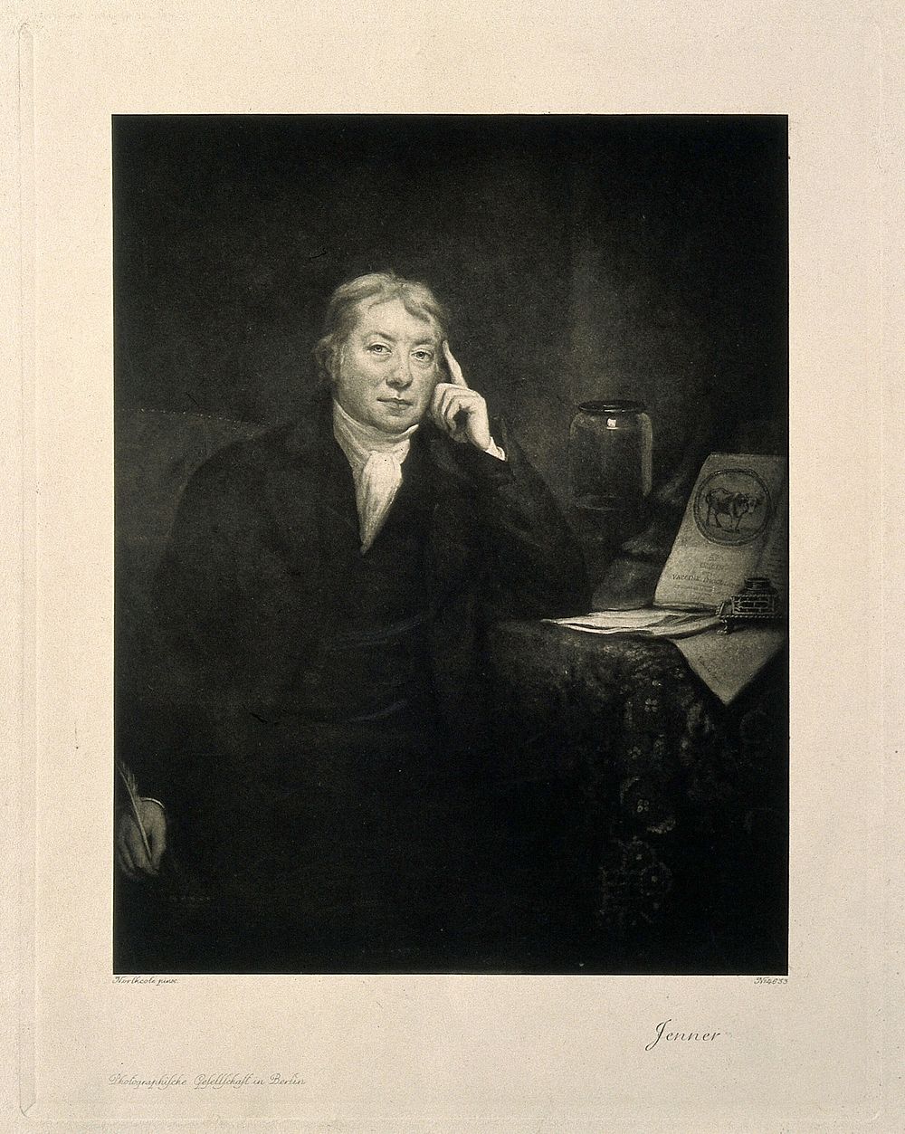Edward Jenner. Photogravure after J. Northcote, 1803.