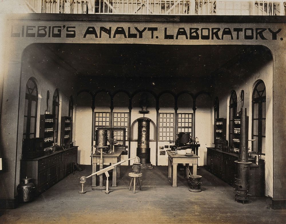 Model of Leibig's lab at the 1904 World's Fair, St. Louis
