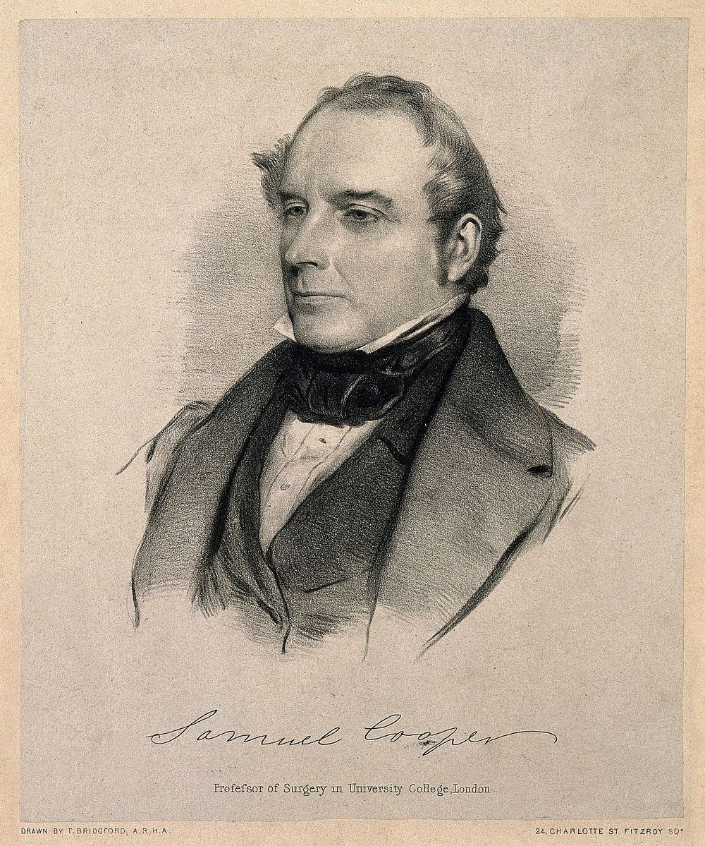 Samuel Cooper. Lithograph after T. Bridgford.