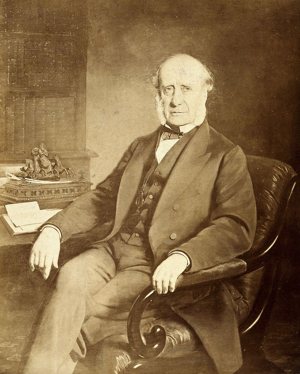 G.F. Evans. Photograph by R.W. Thrupp after a painting.