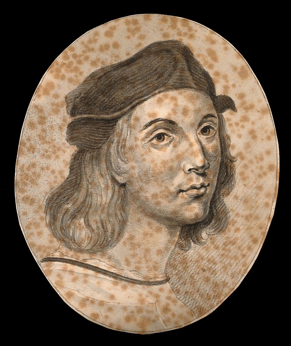 Raphael: portrait. Drawing, c. 1791.